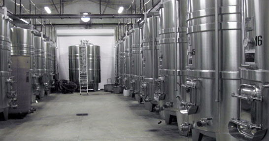 Winery vats